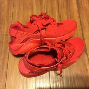 University Red Nike Huaraches